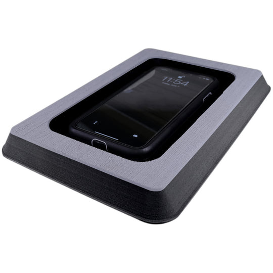 SeaDek Single Cell Phone Dash Pocket - Strom Grey/Black - Deckhand Marine Supply