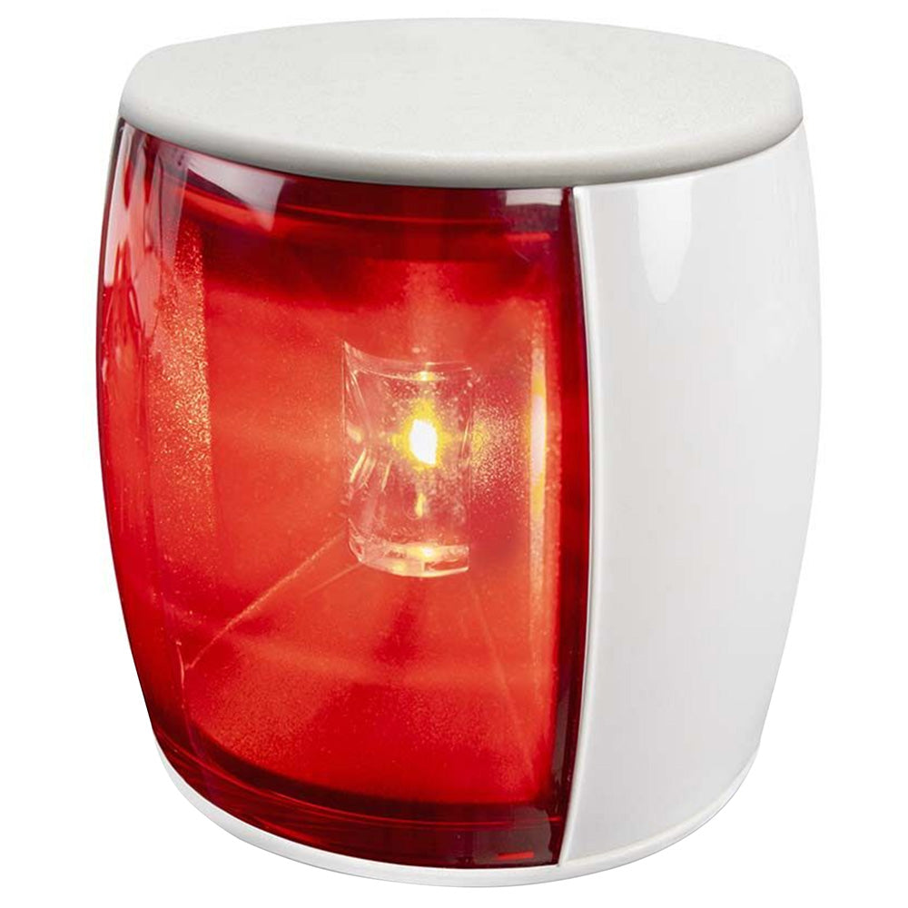 Hella Marine NaviLED PRO Port Navigation Lamp - White Shroud - Red Lens - 3NM - Deckhand Marine Supply