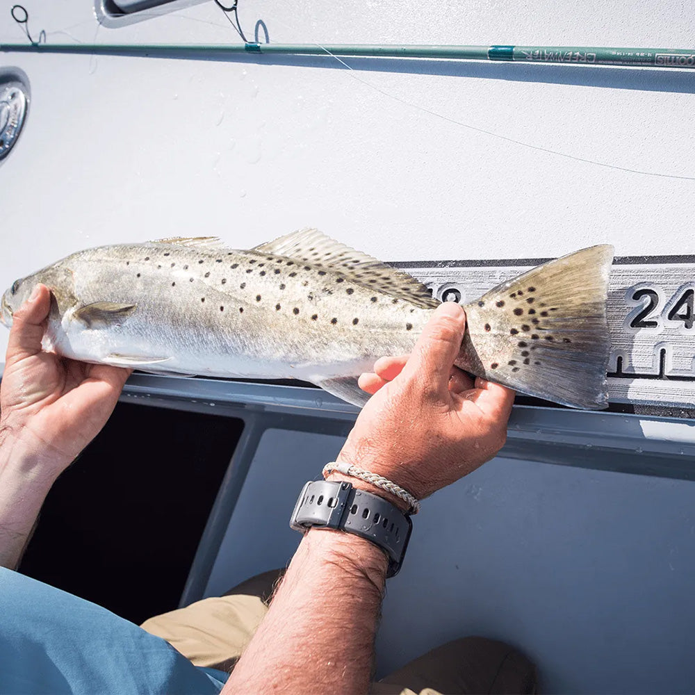 SeaDek 36 Routed Ruler - 6mm - Brushed Texture - Storm Grey/Bimini Blue - Deckhand Marine Supply