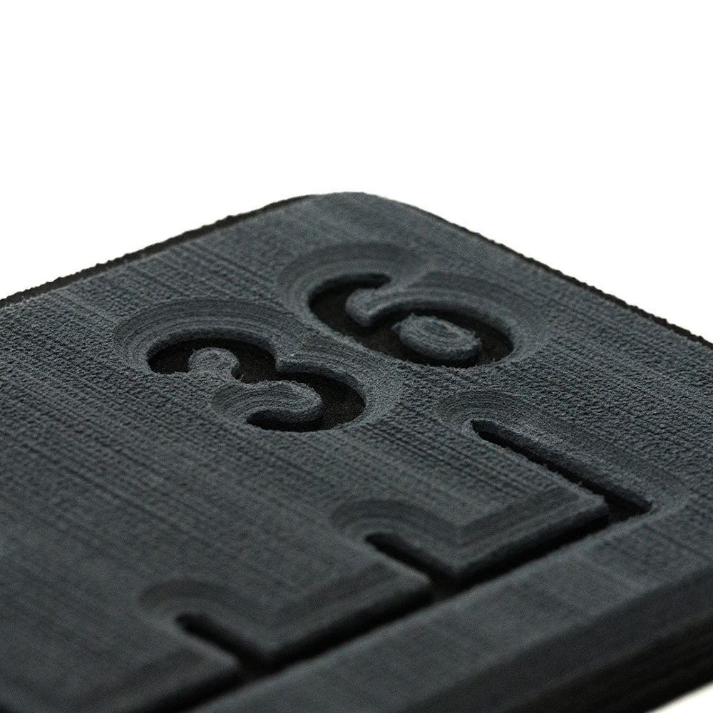 SeaDek 36 Routed Ruler - 6mm - Brushed Texture - Dark Grey/Black - Deckhand Marine Supply