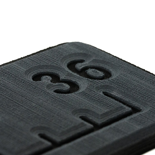 SeaDek 36 Routed Ruler - 6mm - Brushed Texture - Dark Grey/Black - Deckhand Marine Supply