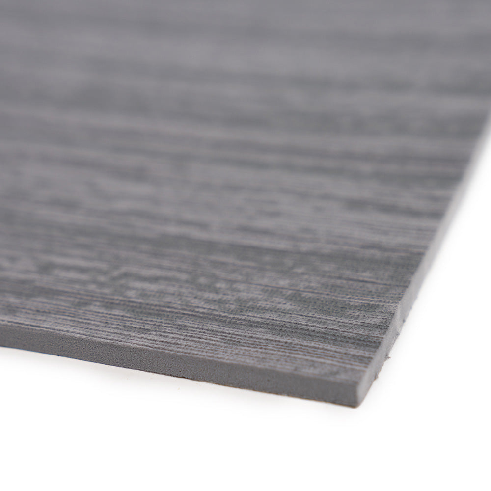 SeaDek 40" x 80" 5mm Full Sheet - Wood Grain Laser Pattern - Storm Grey (1016mm x 2032mm x 5mm) - Deckhand Marine Supply