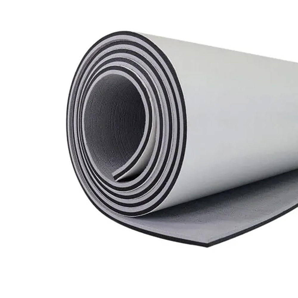 SeaDek 40" x 80" 6mm Two Color Full Sheet - Brushed Texture - Cool Grey/Black (1016mm x 2032mm x 6mm) - Deckhand Marine Supply