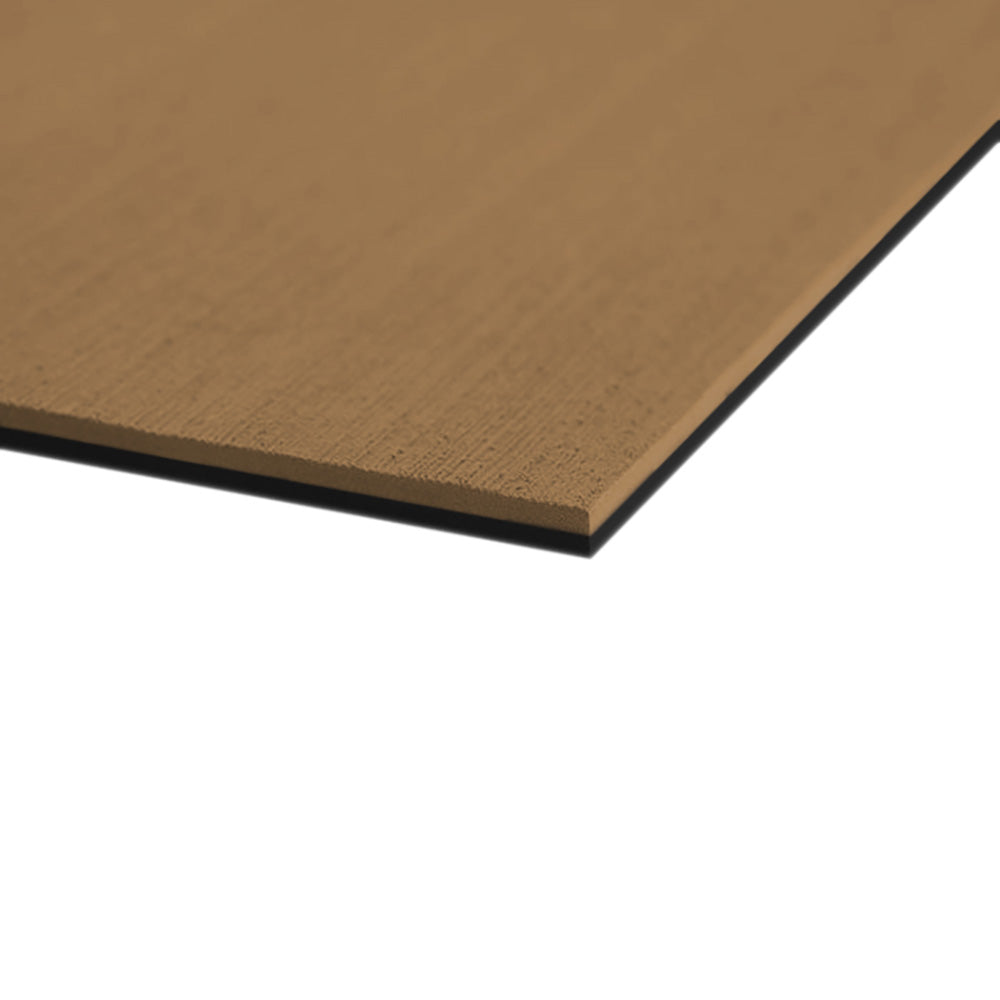 SeaDek 40" x 80" 6mm Two Color Full Sheet - Brushed Texture - Mocha/Black (1016mm x 2032mm x 6mm) - Deckhand Marine Supply