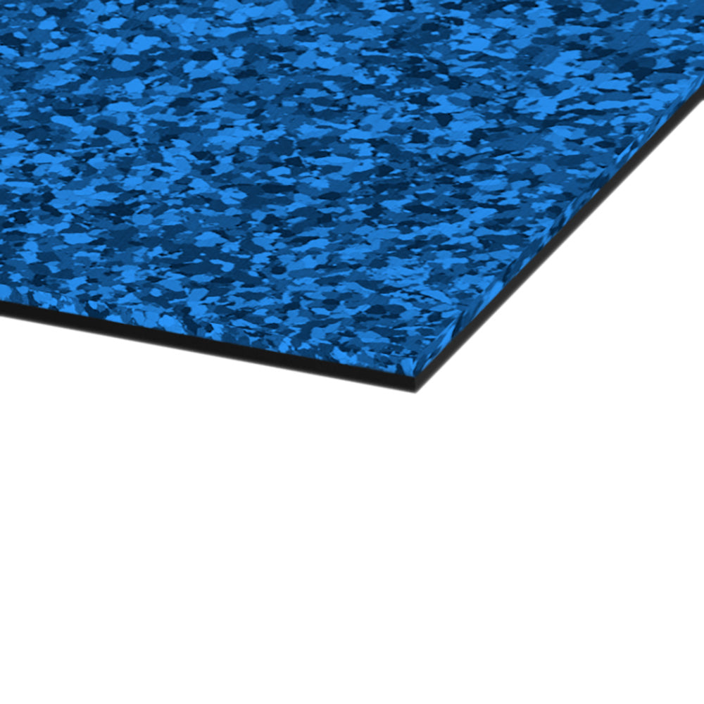 SeaDek 40" x 80" 6mm Two Color Full Sheet - Brushed Texture - Aqua Camo/Black (1016mm x 2032mm x 6mm) - Deckhand Marine Supply