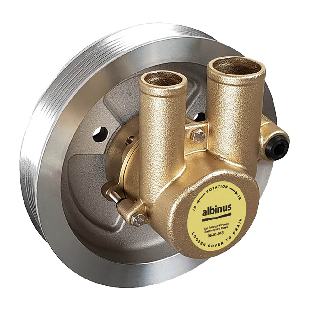 Albin Group Engine Cooling Pump f/Volvo Gas Serpentine Belt 1 Groove - Deckhand Marine Supply
