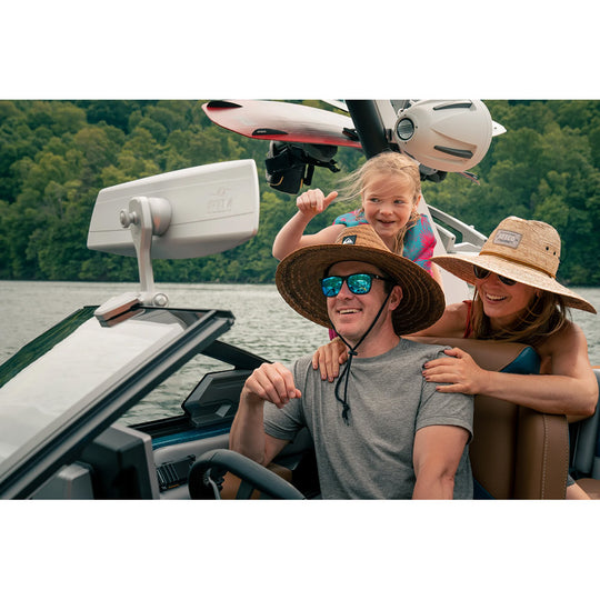 PTM Edge VR-140 Elite Mirror - 6 x 20 - 140 Degree View - Grey - Deckhand Marine Supply