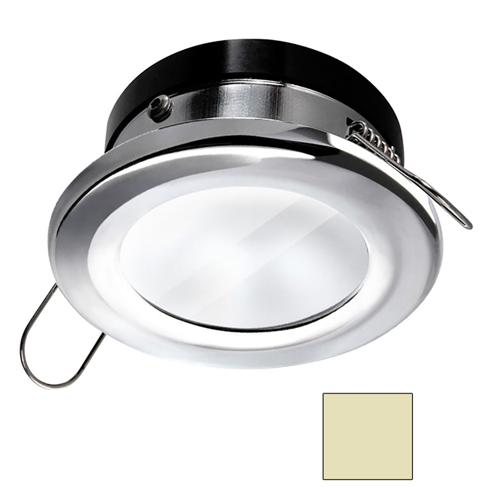 i2Systems Apeiron A1110Z 4.5W Spring Mount Light - Round - Warm White - Polished Chrome Finish - Deckhand Marine Supply