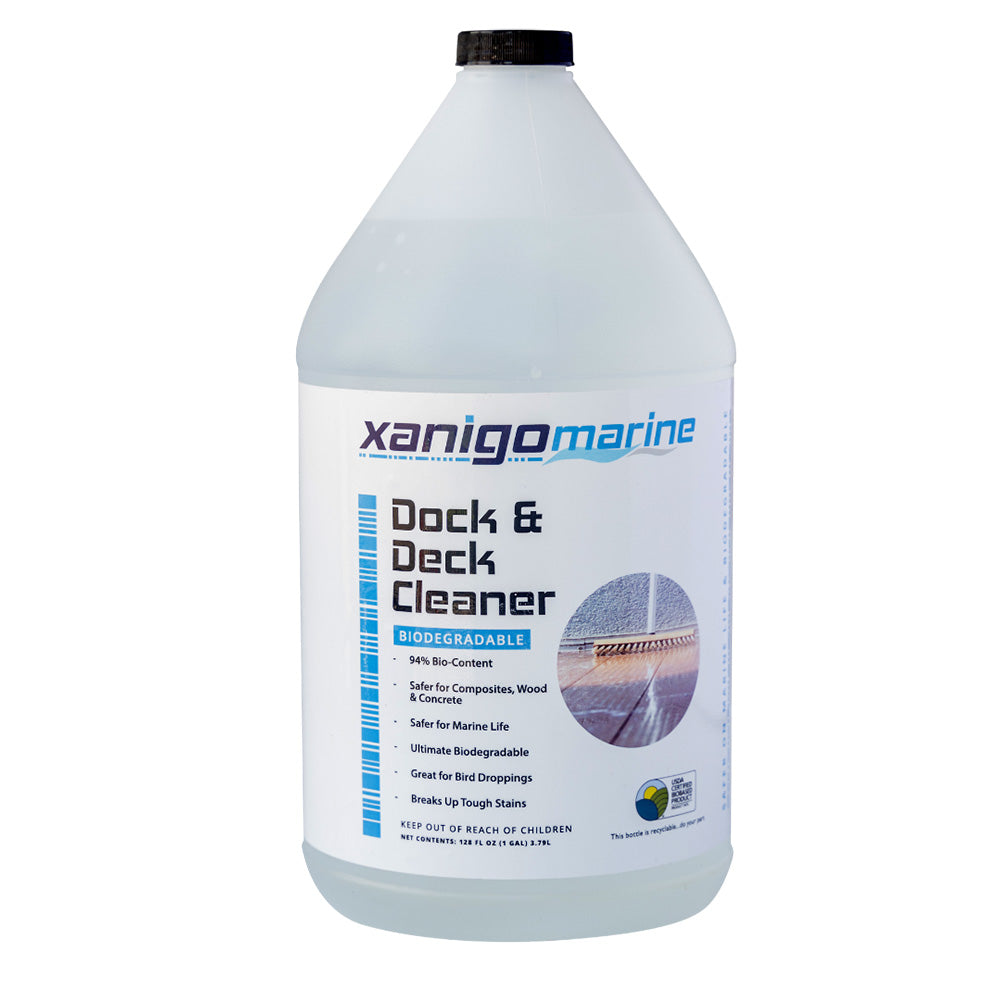 Xanigo Marine Dock  Deck Cleaner - 1 Gallon - Deckhand Marine Supply