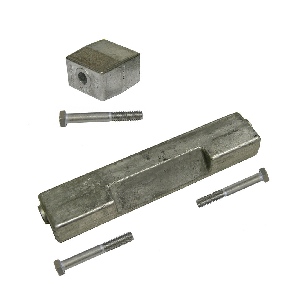 Performance Metals Bombardier Johnson/Evinrude 90-225HP 1991  Later Complete Anode Kit - Aluminum - Deckhand Marine Supply