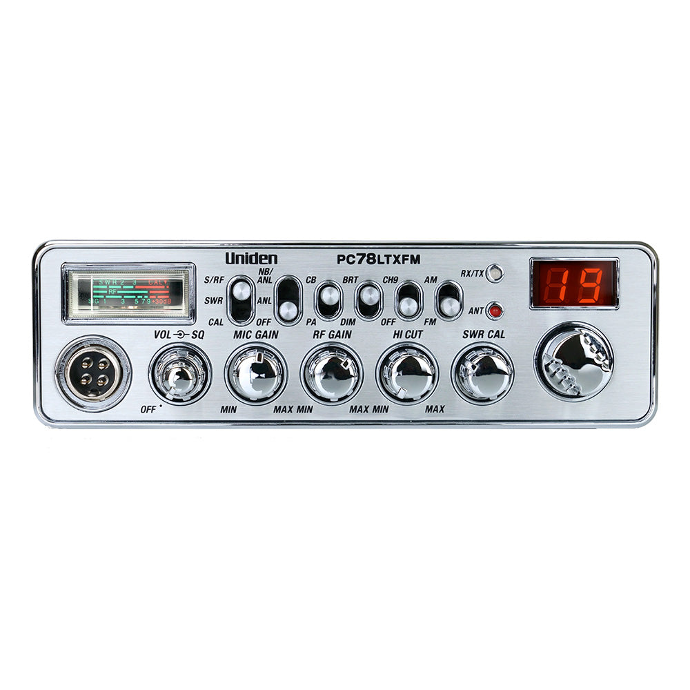 Uniden PC78LTXFM CB Radio w/AM/FM - Deckhand Marine Supply