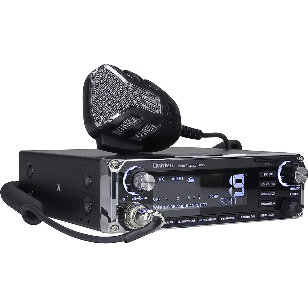 Uniden BearTracker 885 Hybrid CB Radio - Deckhand Marine Supply