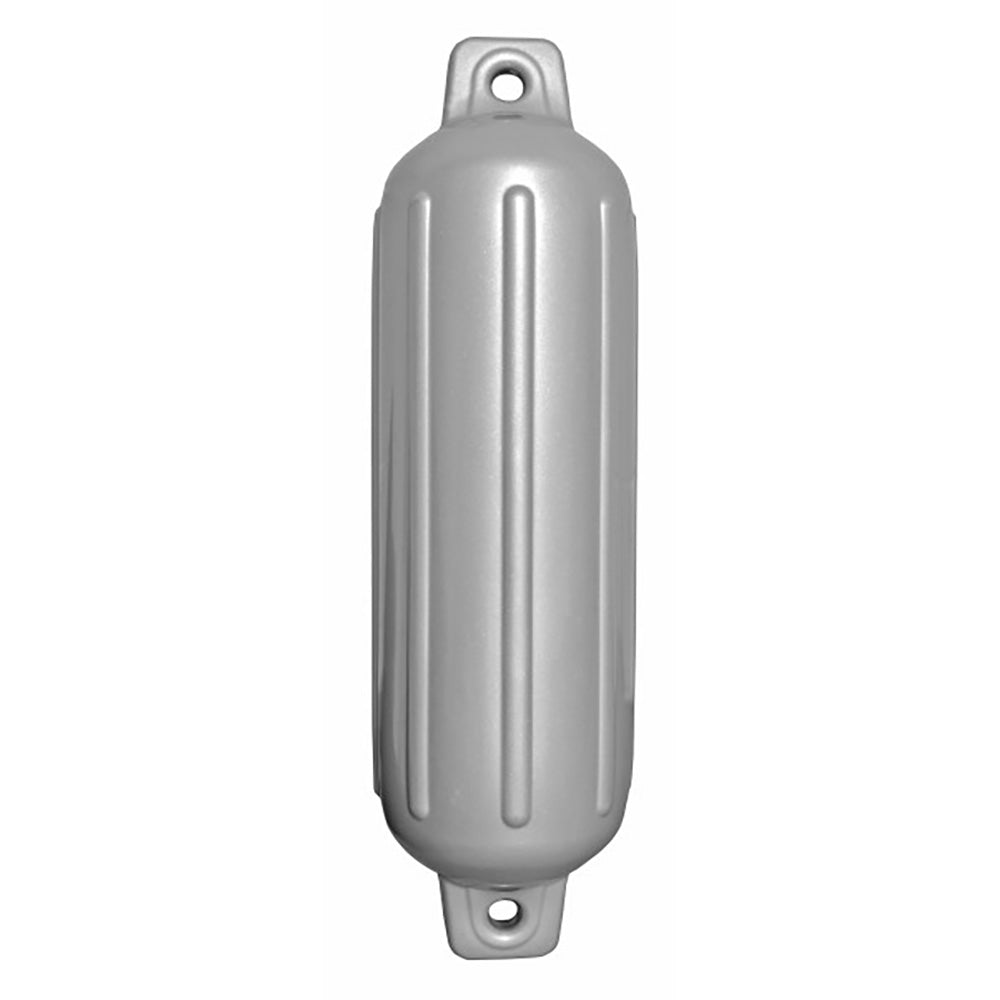Taylor Made Storm Gard 5.5" x 20" Inflatable Vinyl Fender - Silver Mist - Deckhand Marine Supply