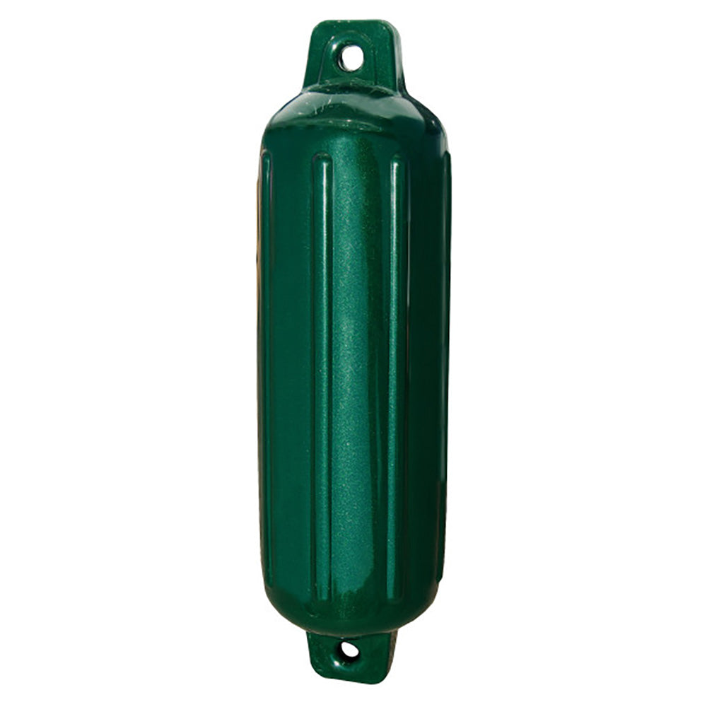 Taylor Made Storm Gard 5.5" x 20" Inflatable Vinyl Fender - Emerald Green - Deckhand Marine Supply
