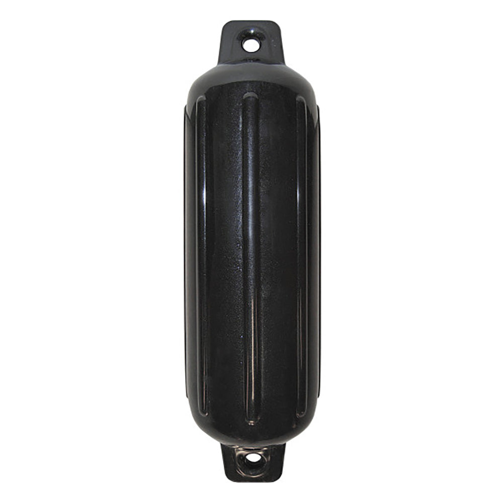 Taylor Made Storm Gard 5.5" x 20" Inflatable Vinyl Fender - Onyx Black - Deckhand Marine Supply