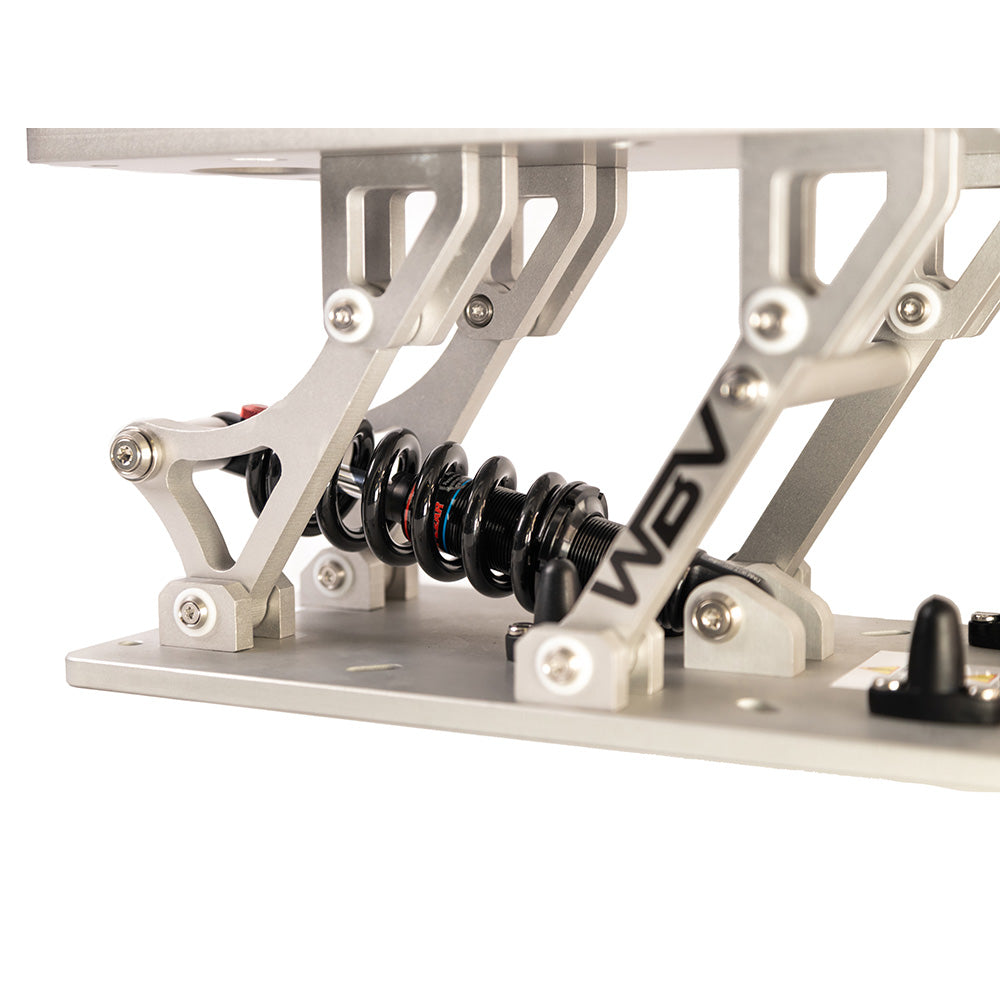 SHOCK-WBV Shock Absorber Seat - P Series - DNM Silver V2 - Deckhand Marine Supply