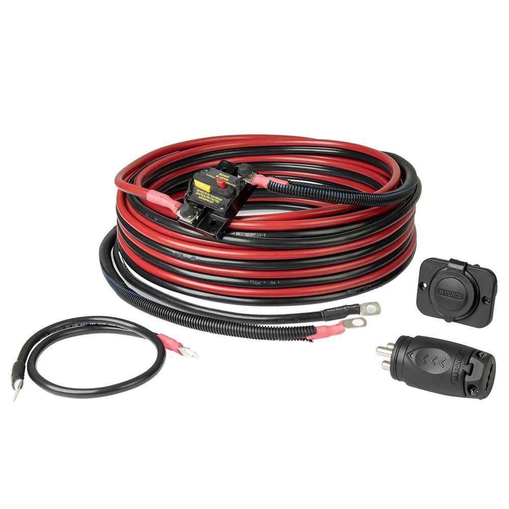 Marinco 24V Trolling Motor Wiring Kit w/70A Plug  Receptacle - Deckhand Marine Supply