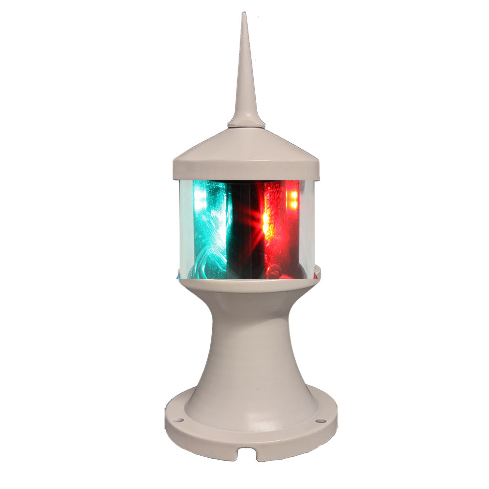 Lunasea Tri-Color/Anchor Zero Emission Light Fixture - 12V - White - Deckhand Marine Supply