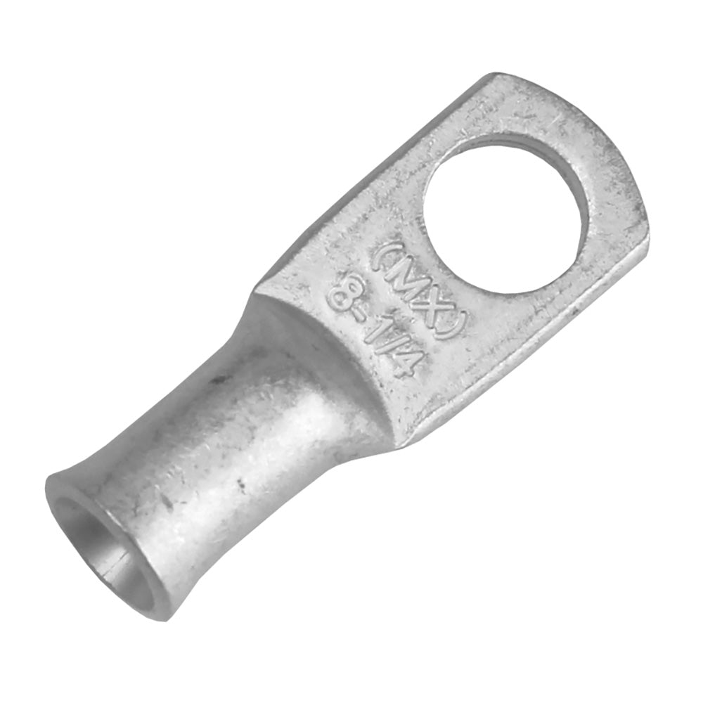 Pacer Tinned Lug 8 AWG - 1/4" Stud Size - 10 Pack - Deckhand Marine Supply