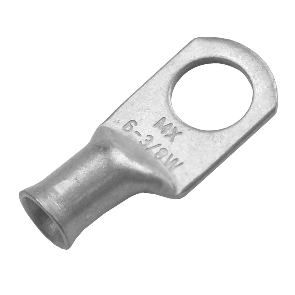 Pacer Tinned Lug 6 AWG - 3/8" Stud Size - 10 Pack - Deckhand Marine Supply