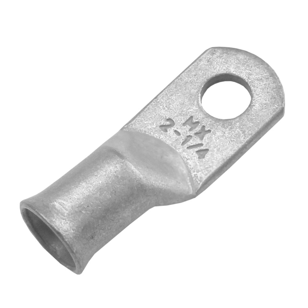 Pacer Tinned Lug 2 AWG - 1/4" Stud Size - 10 Pack - Deckhand Marine Supply