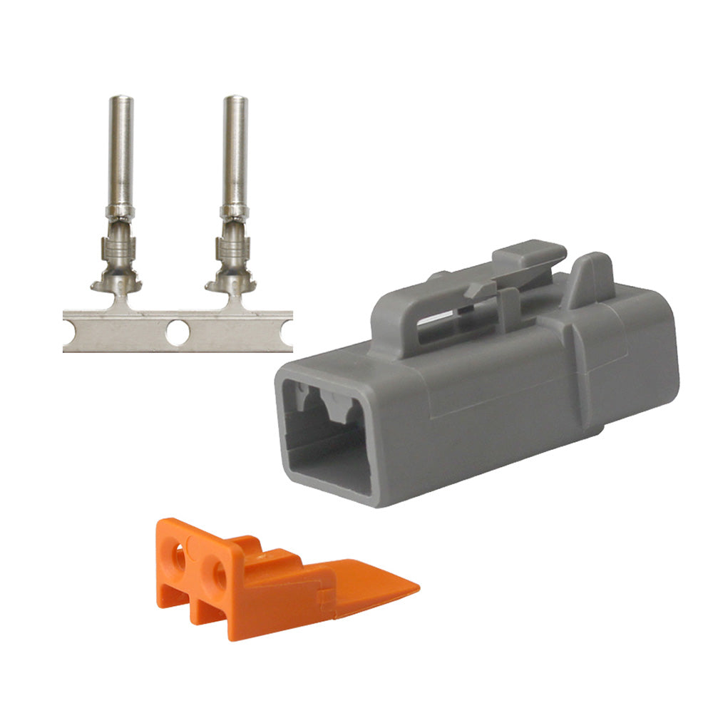 Pacer DTP Deutsch Plug Repair Kit - 14-12 AWG (2 Position) - Deckhand Marine Supply