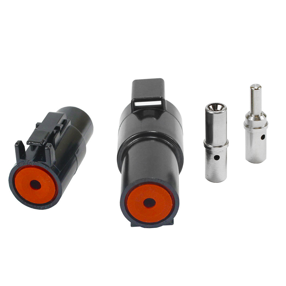 Pacer Deutsch 10-8 AWG DTHD Power Plug  Receptacle w/Pin  Socket - Deckhand Marine Supply