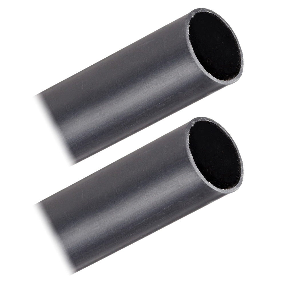 Pacer Battery Cable Heavy Wall Heat Shrink Tubing - 1" x 12" - Black (2-Pieces) - Deckhand Marine Supply