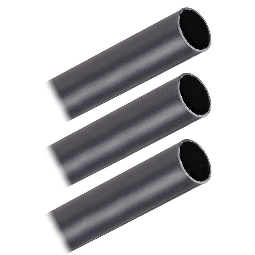 Pacer Battery Cable Heavy Wall Heat Shrink Tubing - 3/4" x 12" - Black (3-Pieces) - Deckhand Marine Supply