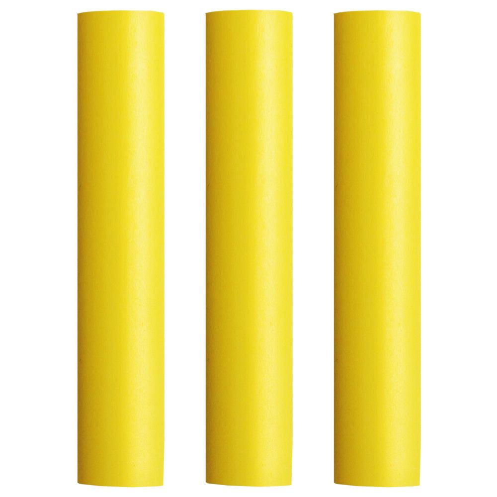 Pacer Battery Cable Heat Shrink Tubing - 1" x 12" - Yellow (3-Pieces) - Deckhand Marine Supply