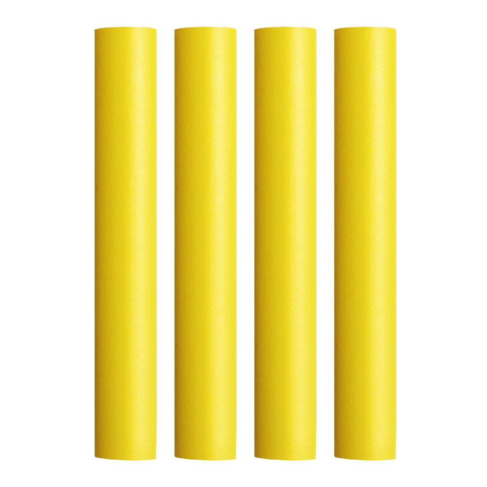 Pacer Battery Cable Heat Shrink Tubing - 3/4" x 12" - Yellow (4-Pieces) - Deckhand Marine Supply