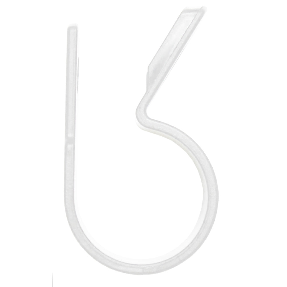 Pacer Nylon C-Clamps - 1-1/4" - Natural Color - 25 Pack - Deckhand Marine Supply
