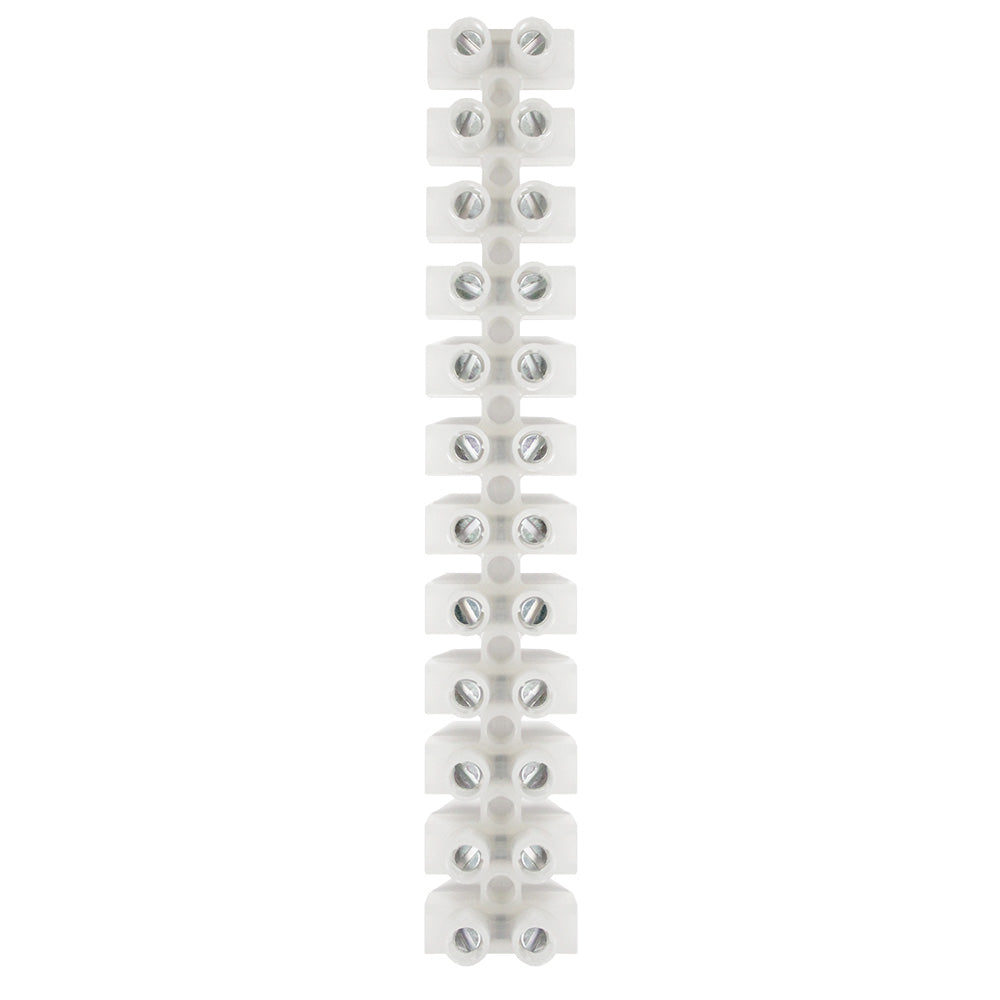 Pacer 40A Euro Style Terminal Block - 12 Positions - 5 Pack - Deckhand Marine Supply