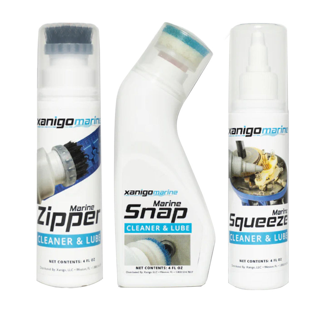 Xanigo Marine 3-Piece Marine Zipper  Snap Lube Set - Deckhand Marine Supply