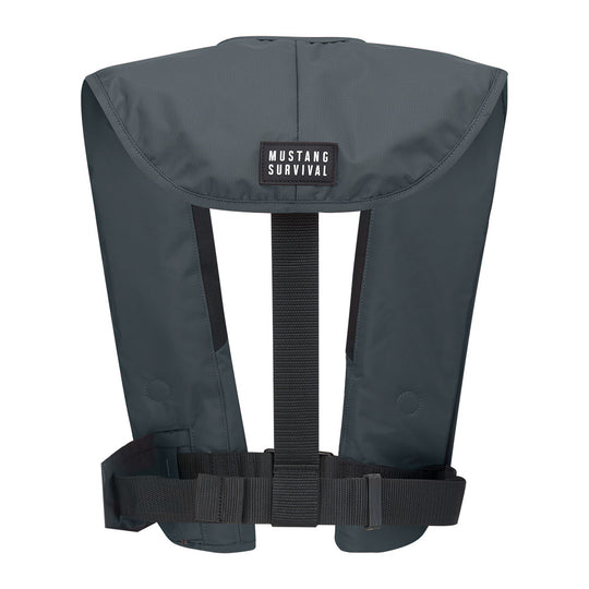 Mustang MIT 150 Convertible A/M Inflatable PFD - Admiral Grey - Deckhand Marine Supply