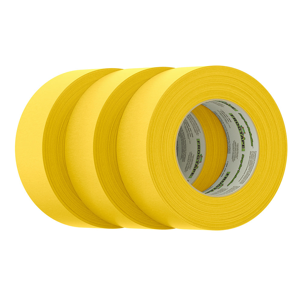FrogTape CP 225 Medium-High Adhesion Masking Tape - 48MM x 55M x 6-Pack - Gold - Rated f/225F - Deckhand Marine Supply