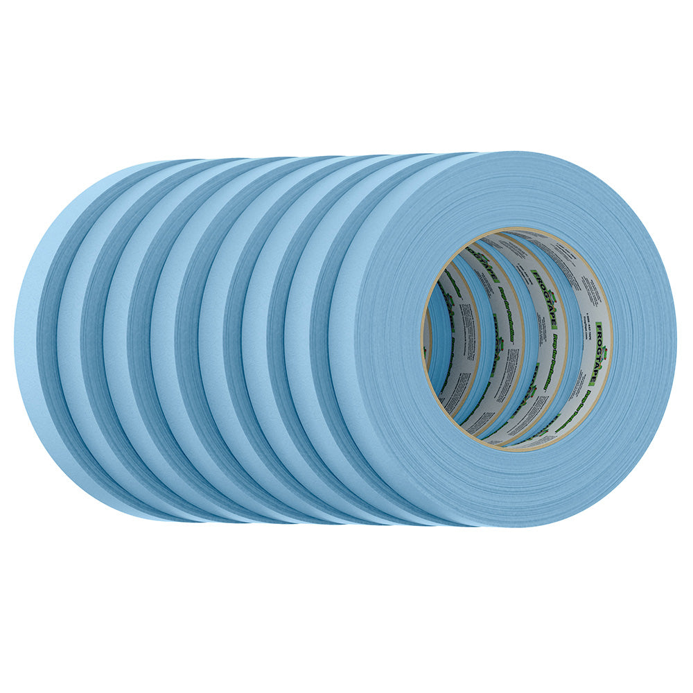 FrogTape CP 250 Medium-High Adhesion Masking Tape - 18MM x 55M x 12-Pack - Light Blue - Rated f/250F - Deckhand Marine Supply