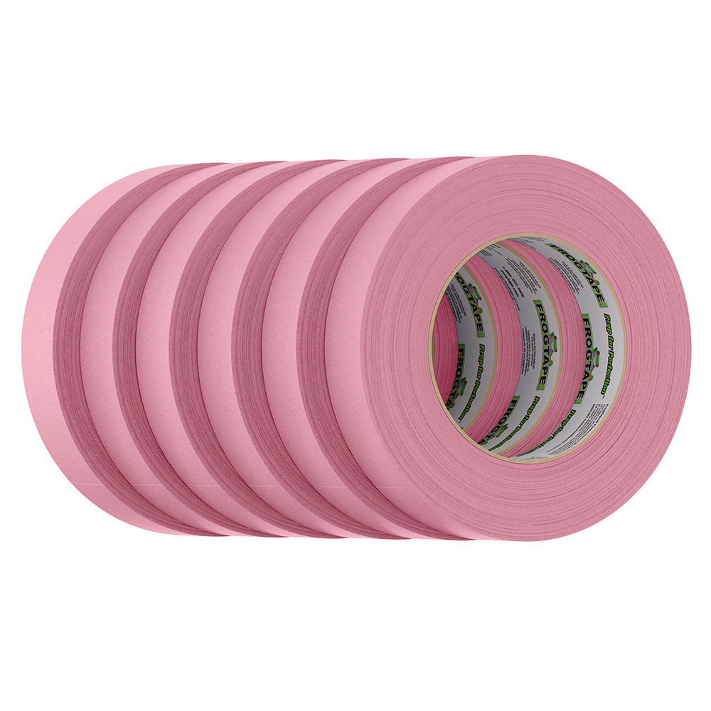 FrogTape CP 325 Medium-High Adhesion Masking Tape - 24MM x 55M x 12-Pack - Pink - Rated f/325F - Deckhand Marine Supply