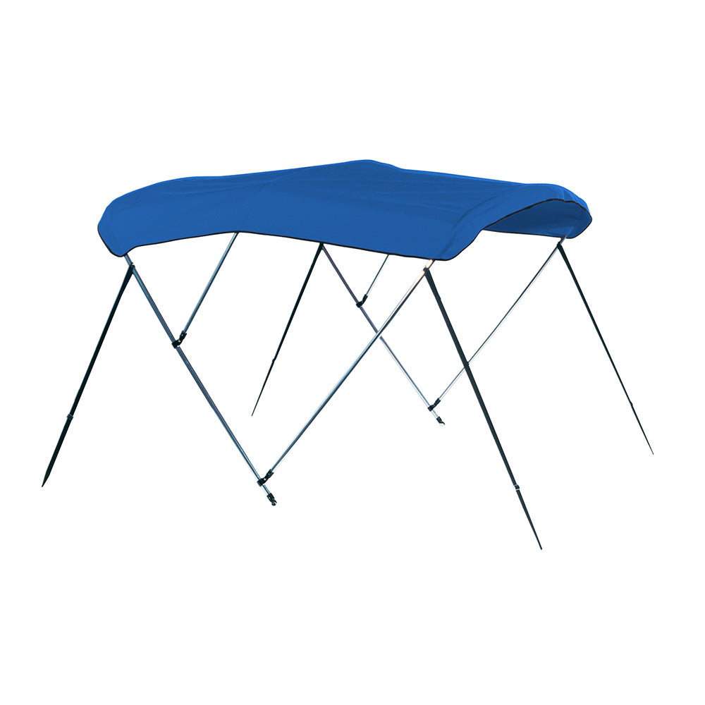 Carver 3 Bow 4675U Bimini Top with Boot - Pacific Blue Acrylic - Deckhand Marine Supply