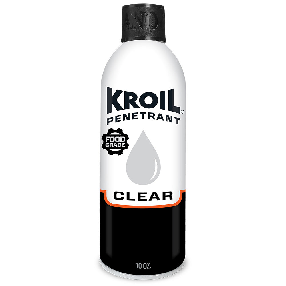 Kroil Clear Food Grade Penetrating Oil - Aerosol - 10oz Can - Deckhand Marine Supply