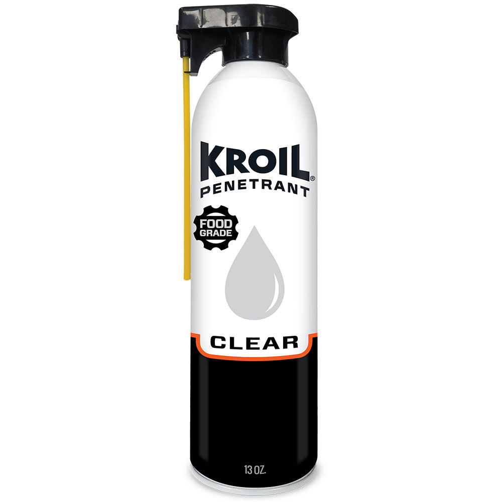 Kroil Clear Food Grade Penetrating Oil - Aerosol - 13oz Can w/SprayTech - Deckhand Marine Supply