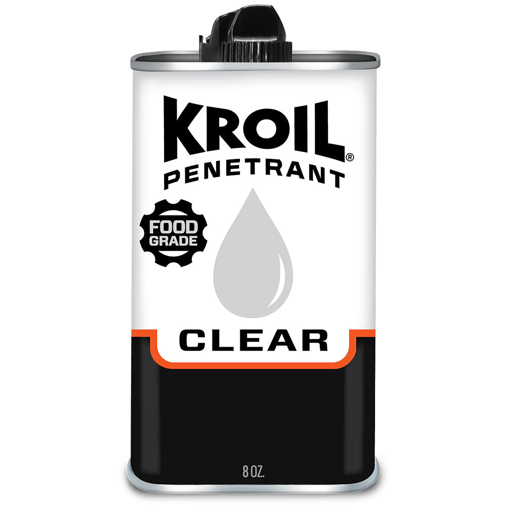 Kroil Clear Food Grade Penetrating Oil - Drip - 8oz Can - Deckhand Marine Supply