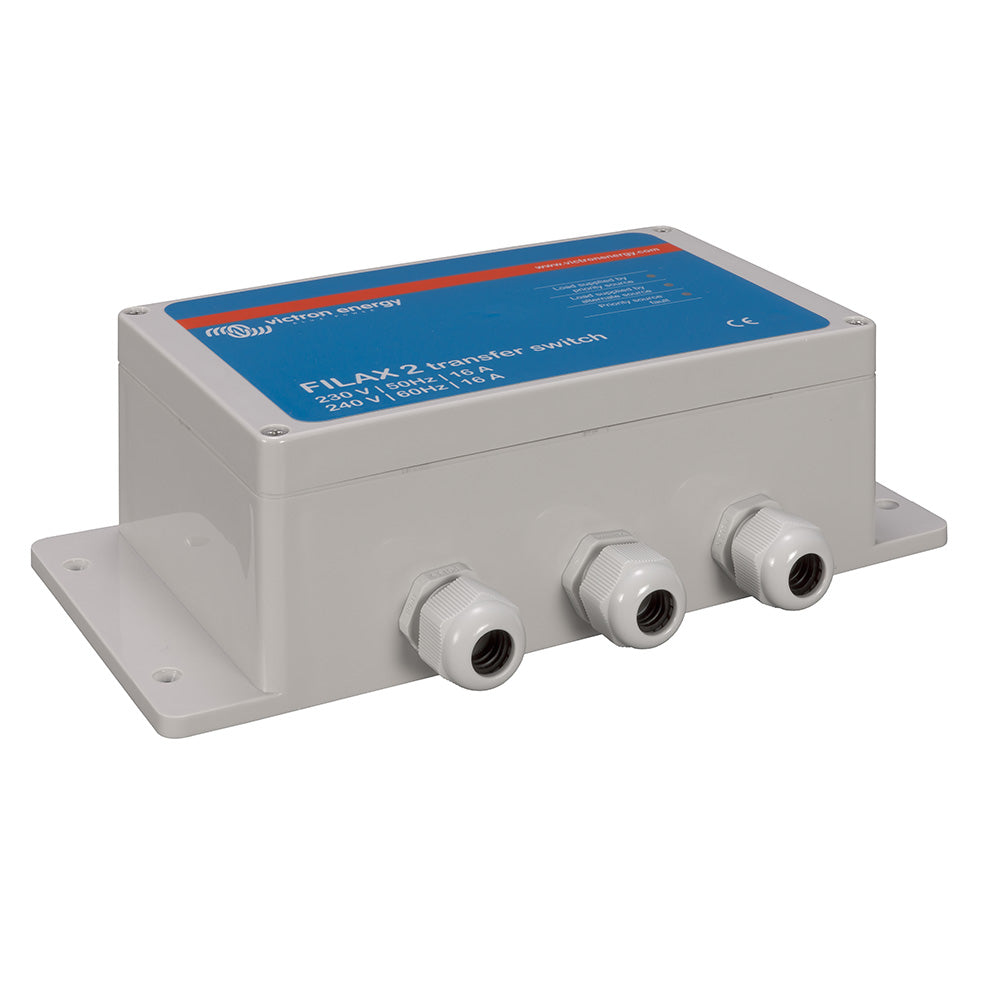 Victron Filax 2 Transfer Switch 110V/50Hz-120V/60Hz - Deckhand Marine Supply