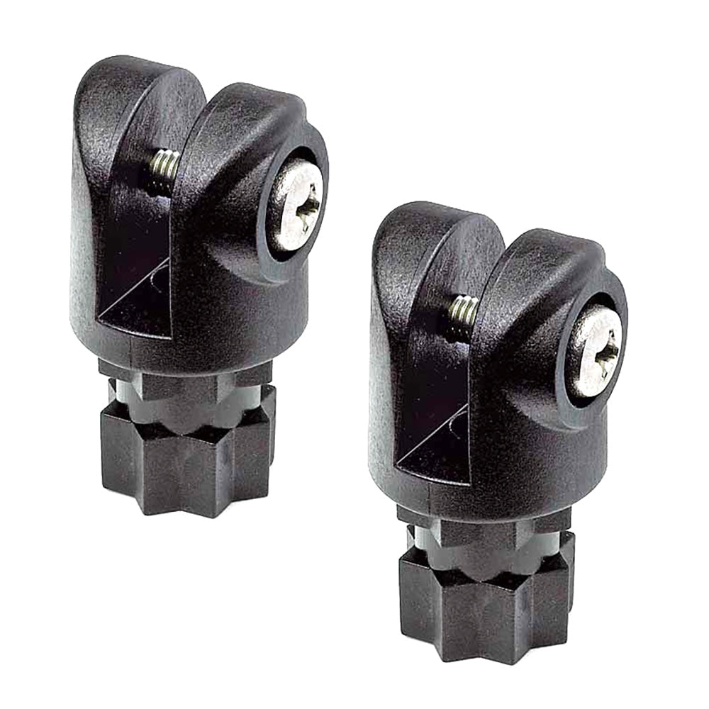 RAILBLAZA Clevis/Bimini Support Pair - Black - Deckhand Marine Supply