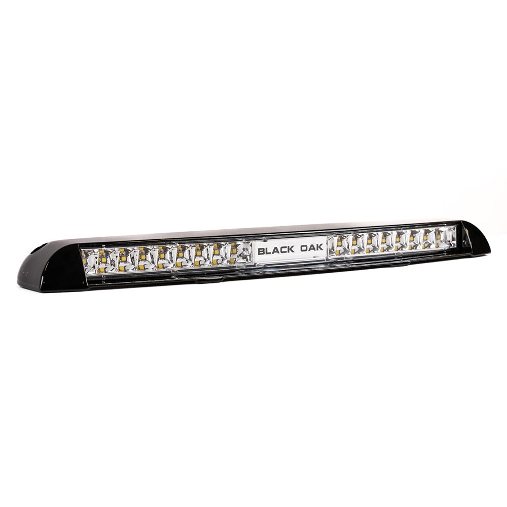 Black Oak Low Profile Marine Bar - Flood - Black - Deckhand Marine Supply
