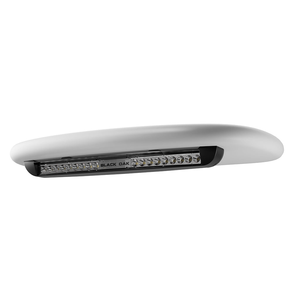 Black Oak Low Profile Marine Bar - Spot - Undermount - Black - Deckhand Marine Supply