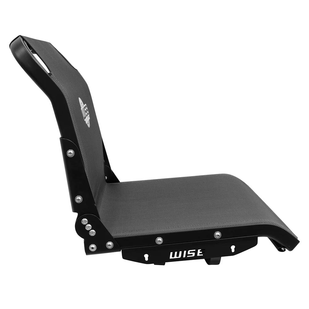 Wise 3374 Aero X Cool-Ride Mesh Mid-Back Boat Seat - Carbon X - Deckhand Marine Supply