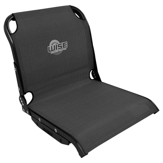 Wise 3374 Aero X Cool-Ride Mesh Mid-Back Boat Seat - Carbon X - Deckhand Marine Supply