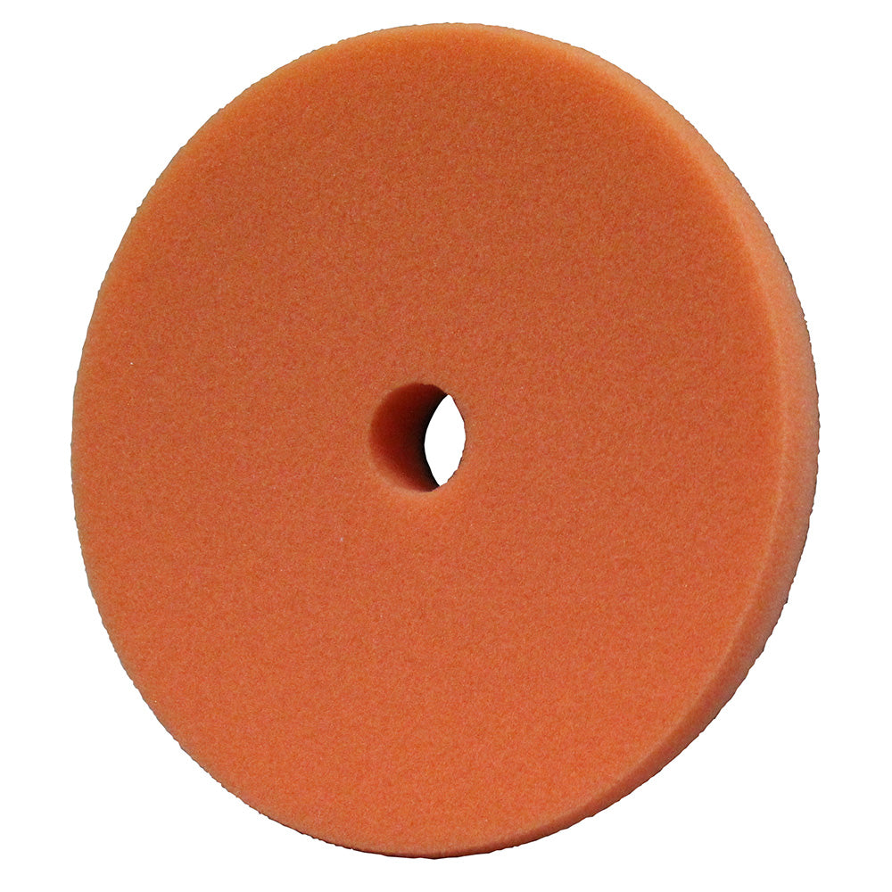 Presta PACE Orange Foam Medium Cut Pad - 5.5" - Deckhand Marine Supply