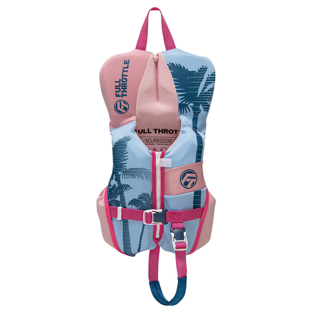 Full Throttle Infant Rapid-Dry Flex-Back Life Jacket - Pink - Deckhand Marine Supply